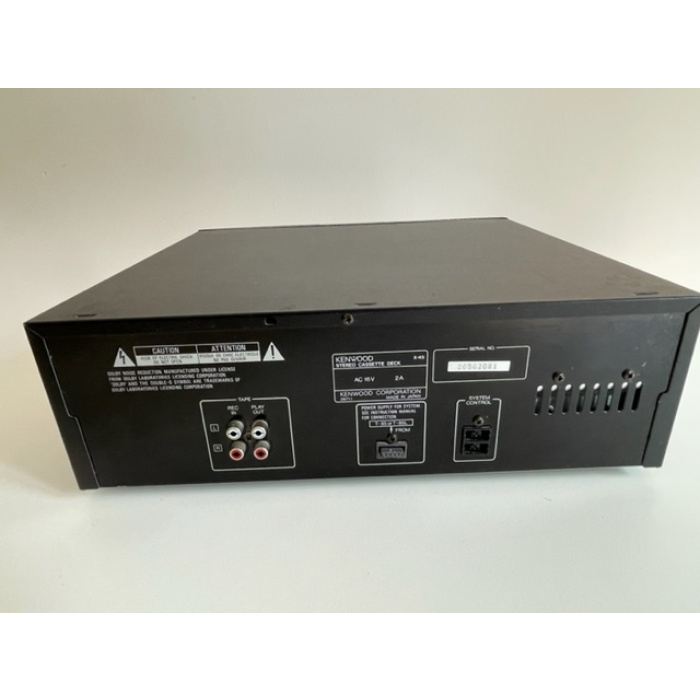 KENWOOD STEREO DOUBLE AUTO REVERSE CASSETTE DECK X-45 – Zeepla